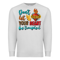 Dove Grey Don't Let Your Heart Be Troupled Premium Sweatshirt - BundleAndBundleShop
