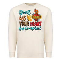 Sandshell Don't Let Your Heart Be Troupled Premium Sweatshirt - BundleAndBundleShop