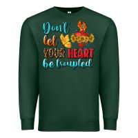 Sports Green Don't Let Your Heart Be Troupled Premium Sweatshirt - BundleAndBundleShop