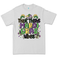 Dove Grey thick thighs mardi gras vibes Premium Tee - MaliasSmallBusiness