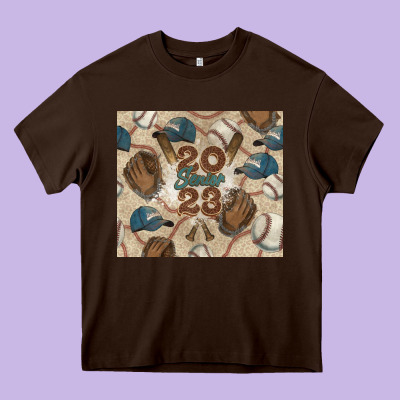 Baseball Senior Heavy Core Tee Designed By Nancycooperartshop