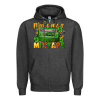 Charcoal Heather Make me a mixtape St. Patrick's Day Zipper Hoodie - CowGirlArtShop