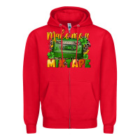 Red Make me a mixtape St. Patrick's Day Zipper Hoodie - CowGirlArtShop