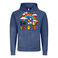 Vintage Denim bee yourself Vintage Hoodie - LillyAllenDesigns