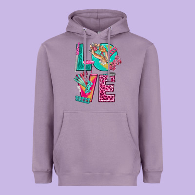 Love With Nail Elements Bbs Heavyweight Hoodie Designed By Bundleandbundleshop