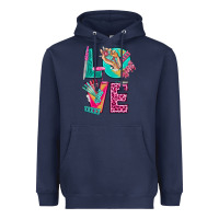 Navy love with nail elements bbs Heavyweight Hoodie - BundleAndBundleShop