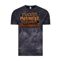 Cloud Black educated motivated elevated melanated Vintage Tee - LillyAllenDesigns