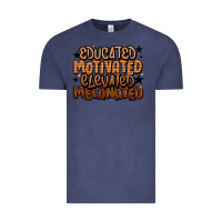 Vintage Denim educated motivated elevated melanated Vintage Tee - LillyAllenDesigns
