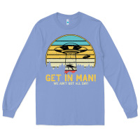 Colony Blue UFO Vintage Retro Alien Outerspace Spaceship Long Sleeve Tee - Bettercallsaul