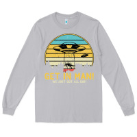 Moon Dust UFO Vintage Retro Alien Outerspace Spaceship Long Sleeve Tee - Bettercallsaul