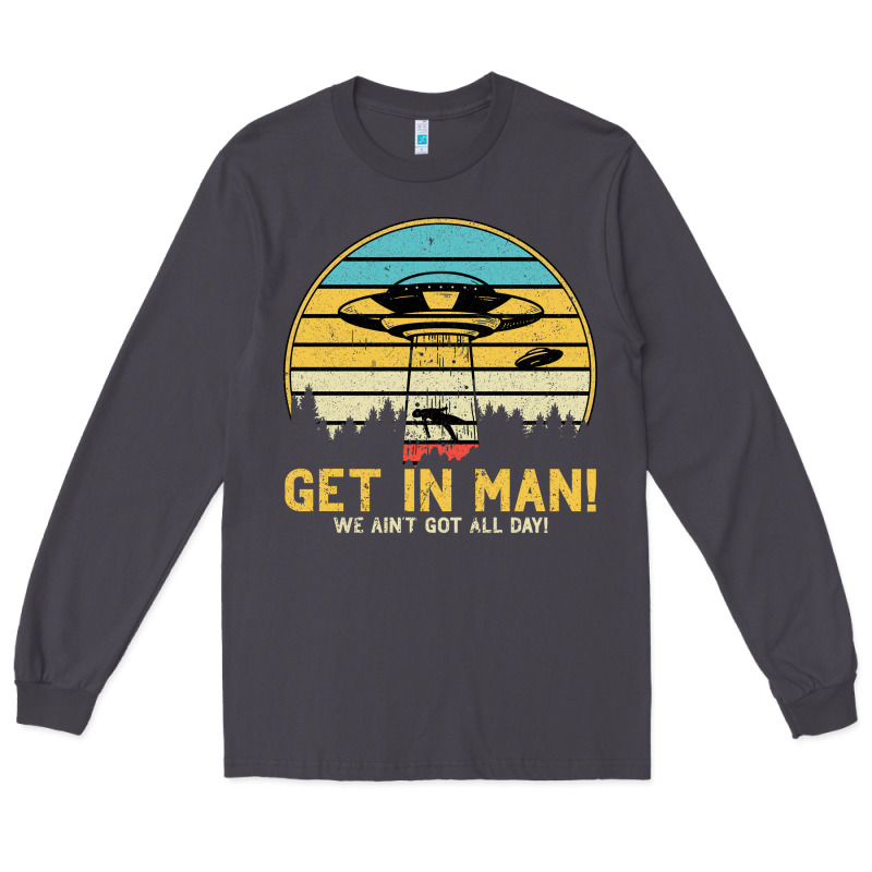 Ufo Vintage Retro Alien Outerspace Spaceship Long Sleeve Tee by Bettercallsaul | Teevron