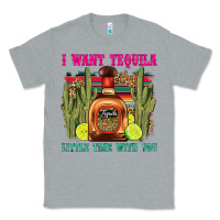 Heather Grey i want tequila little time with you Classic Tee - LillyAllenDesigns