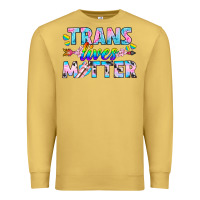 Antique Gold Western LGBTQ+ Trans Lives Matter Premium Sweatshirt - BundleAndBundleShop