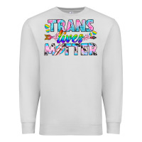 Dove Grey Western LGBTQ+ Trans Lives Matter Premium Sweatshirt - BundleAndBundleShop