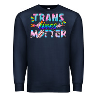 Navy Western LGBTQ+ Trans Lives Matter Premium Sweatshirt - BundleAndBundleShop