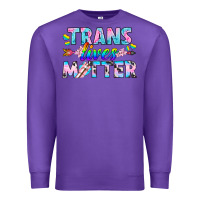 Purple Western LGBTQ+ Trans Lives Matter Premium Sweatshirt - BundleAndBundleShop