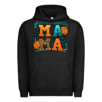 Pigment Black leopard basketball mama Mother's Day Urban Hoodie - LillyAllenDesigns