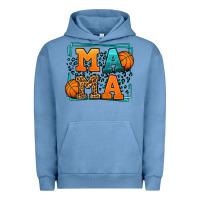 Pigment Pebble Blue leopard basketball mama Mother's Day Urban Hoodie - LillyAllenDesigns