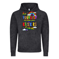 Vintage Black be yourself everyone else in taken Vintage Hoodie - LillyAllenDesigns
