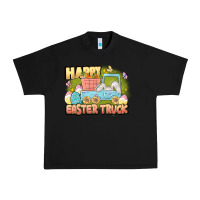 Black Happy Easter truck Urban Heavy Tee - LillyAllenDesigns