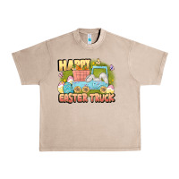 Happy Easter Truck Urban Heavy Tee | Teevron