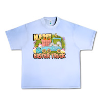 Grape Ice Happy Easter truck Urban Heavy Tee - LillyAllenDesigns