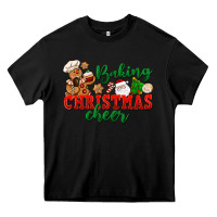 Black Baking Christmas cheer Heavy Core Tee - NancyCooperArtShop