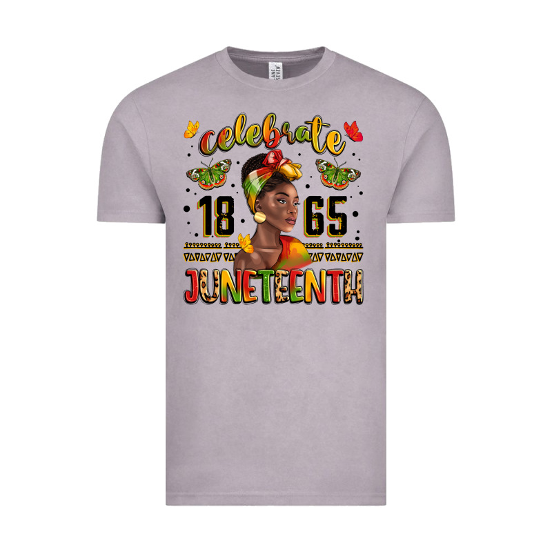 Celebrate 1865 Juneteenth With Black Woman Vintage Tee by LillyAllenDesigns | Teevron