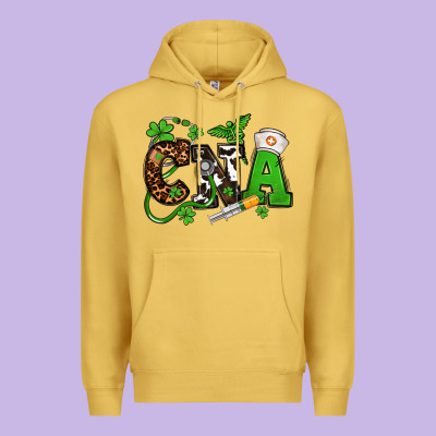 St. Patrick's Day Cna Premium Hoodie Designed By Oliviacreatesart