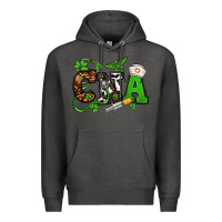Charcoal Heather St. Patrick's Day CNA Premium Hoodie - OliviaCreatesArt