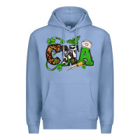Colony Blue St. Patrick's Day CNA Premium Hoodie - OliviaCreatesArt