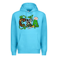 Ocean Blue St. Patrick's Day CNA Premium Hoodie - OliviaCreatesArt