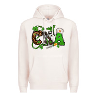 Pale Pink St. Patrick's Day CNA Premium Hoodie - OliviaCreatesArt