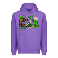 Purple St. Patrick's Day CNA Premium Hoodie - OliviaCreatesArt