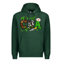 Sports Green St. Patrick's Day CNA Premium Hoodie - OliviaCreatesArt