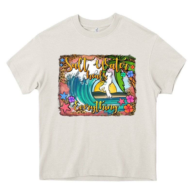 Salt Water Heals Everything Heavy Core Tee by Jasminsmagicworld | Teevron
