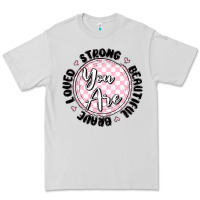 Dove Grey you are strong Premium Tee - MaliasSmallBusiness