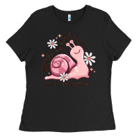 Black snail progress is stil progress Ladies Tee - MaliasSmallBusiness