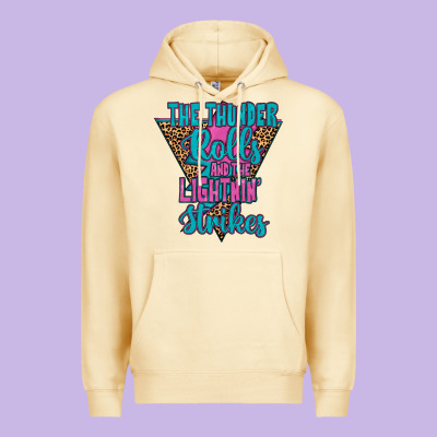 The Thunder Rolls And The Lightnin’ Strİkes Premium Hoodie Designed By Jahusdesignshop