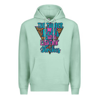 Seafoam THE THUNDER ROLLS AND THE LIGHTNIN’ STRİKES Premium Hoodie - JahusDesignShop