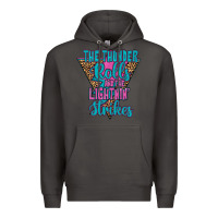 Smoke THE THUNDER ROLLS AND THE LIGHTNIN’ STRİKES Premium Hoodie - JahusDesignShop