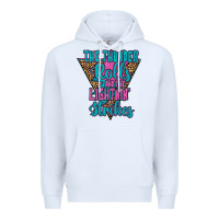 White THE THUNDER ROLLS AND THE LIGHTNIN’ STRİKES Premium Hoodie - JahusDesignShop