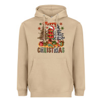 Mushroom merry christmas with western trees bbs Heavyweight Hoodie - BundleAndBundleShop