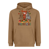 Toasted Coconut merry christmas with western trees bbs Heavyweight Hoodie - BundleAndBundleShop