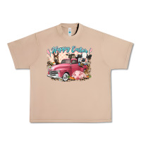 Burro Happy Easter truck with Easter farm animals Urban Heavy Tee - LillyAllenDesigns