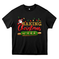 Black Baking Christmas cheer Heavy Core Tee - NancyCooperArtShop