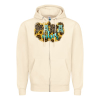 Mama Vibes Leopard Mother's Day Zipper Hoodie | Teevron