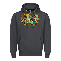 Smoke Mama vibes leopard mother's day Zipper Hoodie - HowdyJamesFarm