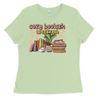 Matcha cozy bookish weekend Ladies Tee - MaliasSmallBusiness