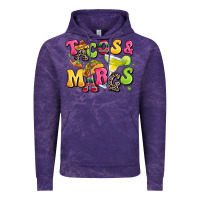 Cloud Purple tacos and margaritas Vintage Hoodie - LillyAllenDesigns